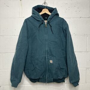 Y2K Carhartt Quilted Active Jacket “Teal Blue” WJ130-443